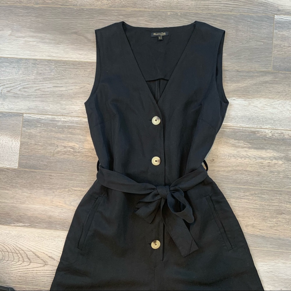 Massimo Dutti wide leg jumpsuit size 2 - Picture 3 of 6